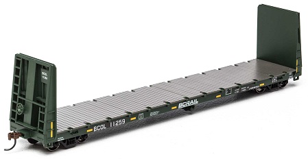 60' Bulkhead Flat, BC Rail