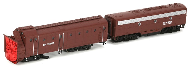 Burlington Northern Rotary Snow Plow