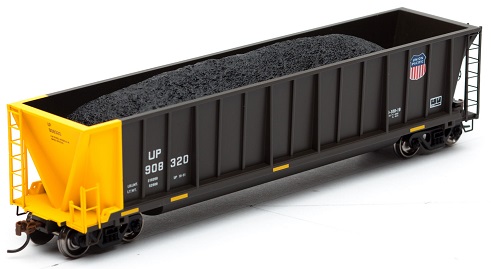 Bathtub Gondola w/Coal Load, Single