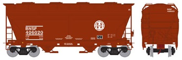 BNSF ACF 2970 COVERED HOPPER,