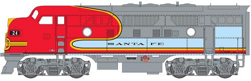 Santa Fe Pasenger F3A w/DCC &