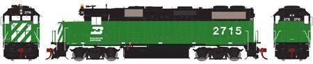 Burlington Northern GP39-2 Phase