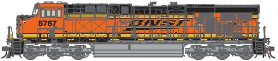 BNSF with Tsunami Sound and DCC