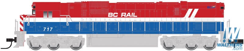 BC Rail (R/W/B) w NCE DCC