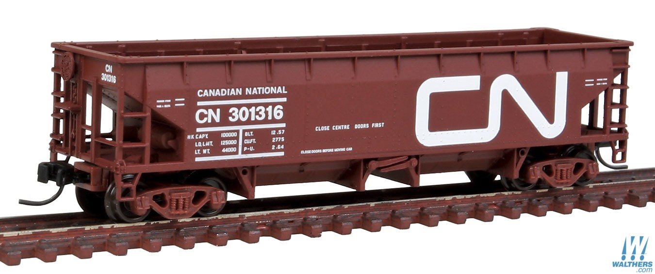 Canadian National (Boxcar Red, white,