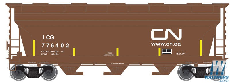 Canadian National (Boxcar Red, white,