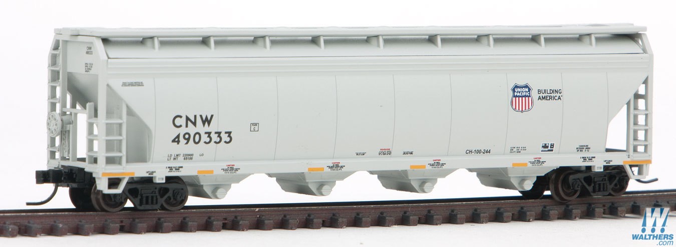 Union Pacific CNW (gray, yellow