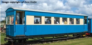 Bogie Coach Lincolnshire Coast Light Railway Blue & Cream