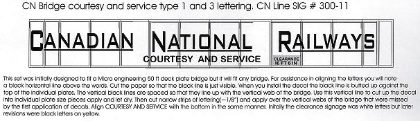 Courtesy and Service Bridge Decal