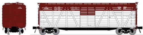 Canadian Pacific (white, Boxcar Red) Four-