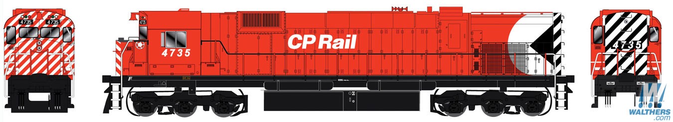 CP Rail MLW M636 - Standard DC -
Executive Line -- (Action Red, 5