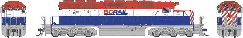 <b>BC Rail Red White Blue late scheme</b>