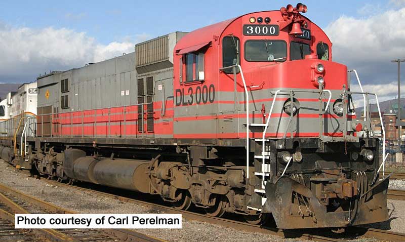 Delaware Lackawanna - Red and Grey