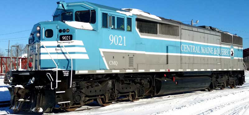 Central Maine & Quebec Blue and Gray with