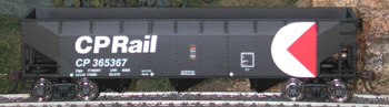70-Ton Offset Hopper Assembled -- CP Rail #1