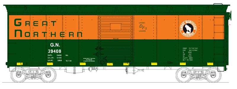 40' Single-Door Boxcar - Ready to Run -- Great