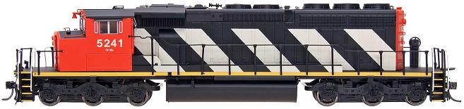 Canadian National SD40-2W Stripes w