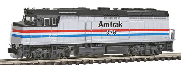 Amtrak (Phase III Scheme, silver, red,