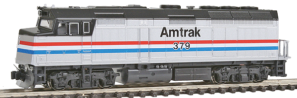 Amtrak (Phase III Scheme, silver, red,