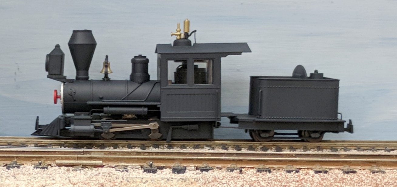 Fiddletown & Copperopolis Black Locomotive,
unlettered, inspired by the Comic Fiddletown & Copperopolis by Carl Fallberg