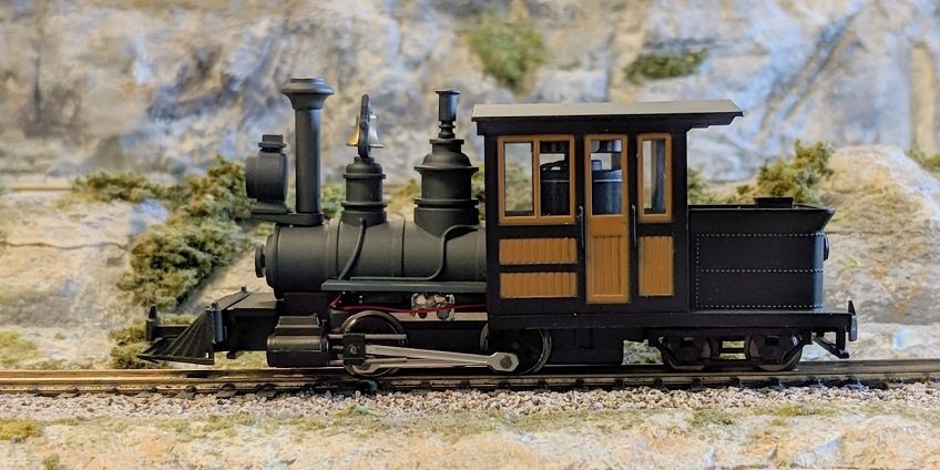 Forney Locomotive 0-4-4 black/brown, no