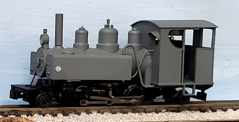 Baldwin 2-6-2T - closed cab, grey