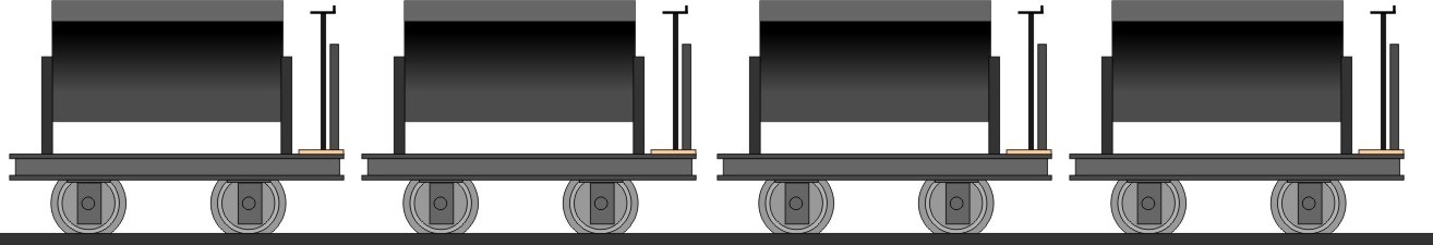 Single Tipper Wagon with Brake Stand