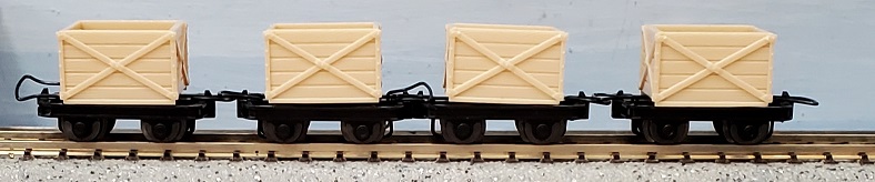 4 Trash Cars plastic box