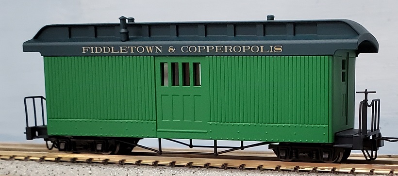 Fiddletown & Copperopolis Mail Car green