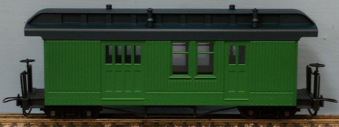 Fiddletown & Copperopolis Green Baggage Car