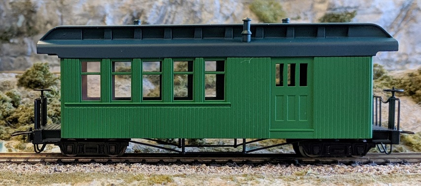 Fiddletown & Copperopolis
Green Combination Car unlettered