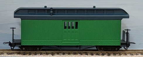 Fiddletown & Copperopolis
Green Mail Car unlettered
