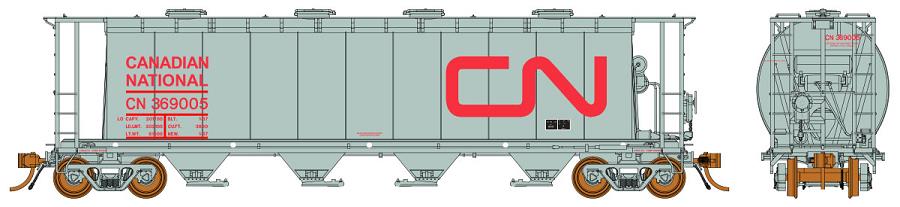Canadian National (CN) as delivered w/red