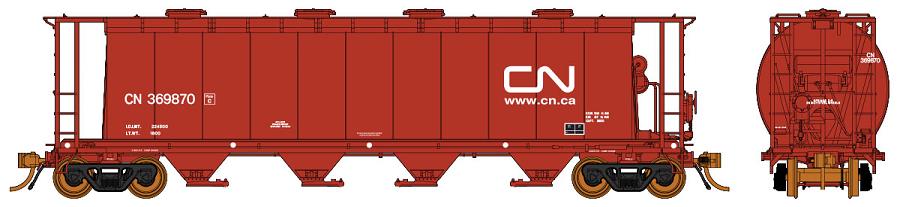 Canadian National (CN) mineral brown w/small
