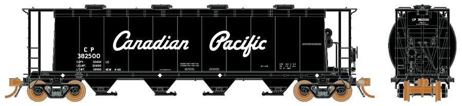 Canadian Pacific (CP) as delivered black w/script