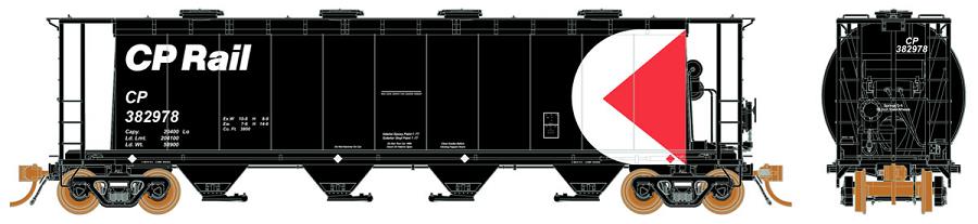 Canadian Pacific (CP) CP Rail w/large