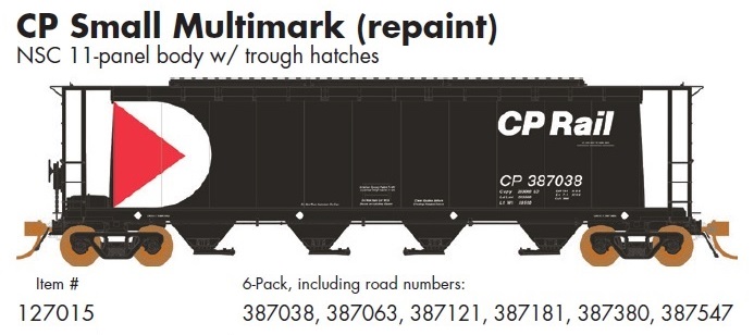 CP Small Multimark Trough-hatch - 6 pack