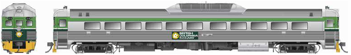 British Columbia Railway (Dogwood logo)
Phase 2 w/nose fluting & Gyralite(s)