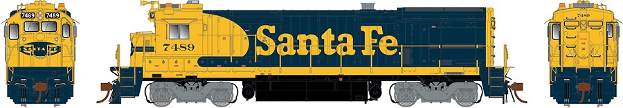 ATSF Blue-Yellow Warbonnet (DC/Silent)