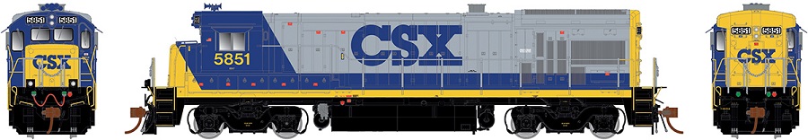 CSX YN2 with ditch lights (DC/Silent)