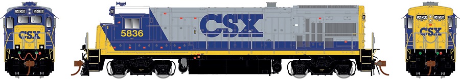 CSX YN2 white roof with ditch lights