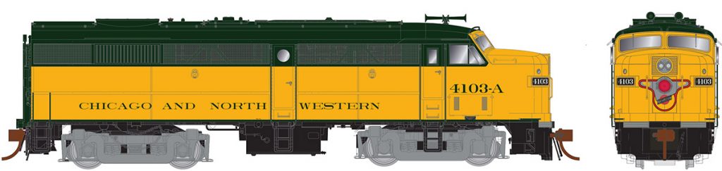 CNW Yellow/Green #4104A