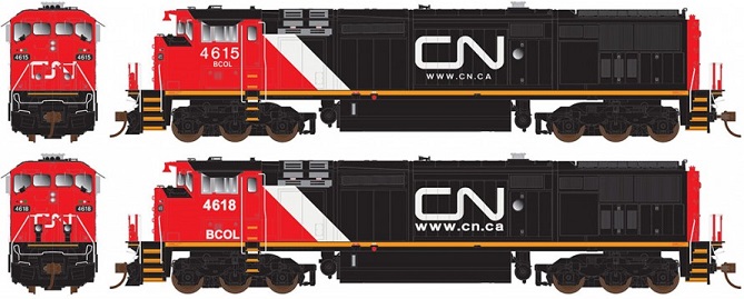 CN Ex-BCR Dash CN.CA - (DC/Silent)