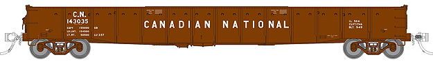 Canadian National (Brown with Single Line