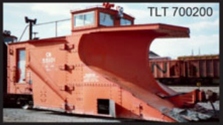 CN Snow Plow w/DCC. Red and White Lettering