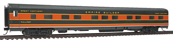 85' P-S Pass Series 6-5-2 Sleeper -