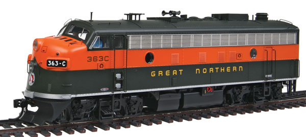 Great Northern (Simplified Scheme;
Omaha Orange, green) - EMD F7A - Tsunami(R) Sound & DCC