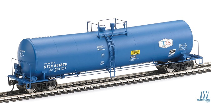 Union Tank Car (blue, white; EQ