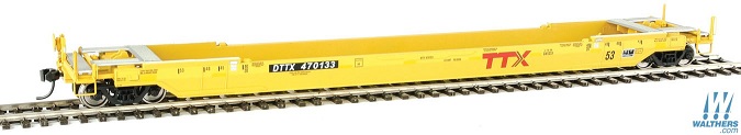 Trailer-Train (yellow, black; Maroon