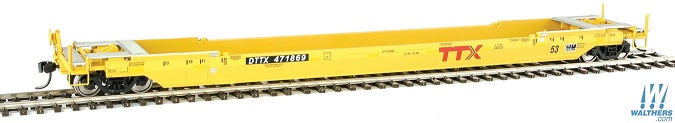 Trailer-Train (yellow, black; Maroon